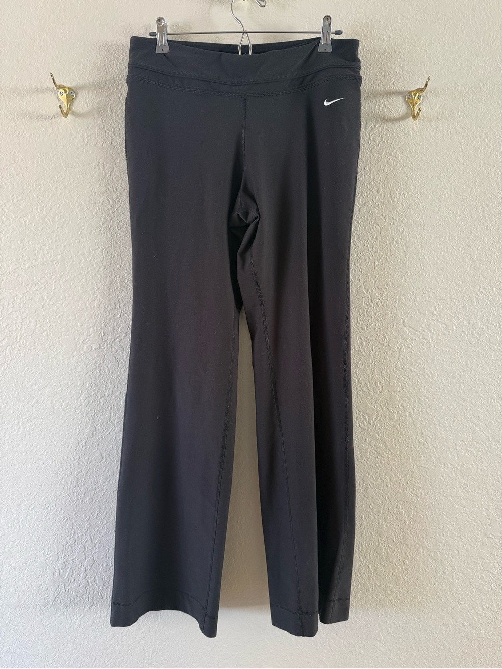 Nike Dri-Fit Black Straight Leg Yoga Style Athletic Pants Women’s Large Tall LT